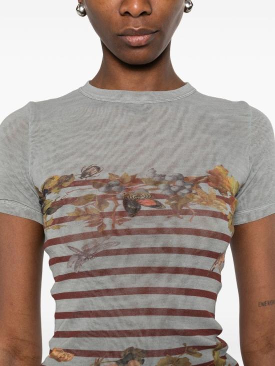 26SS 장 폴 고티에 반팔 티셔츠 TO419 M014P 5690 Grey - JEAN PAUL GAULTIER