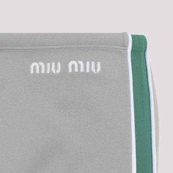 26SS 미우미우 숏팬츠 MMP290SOOO 148O Grey - MIU MIU