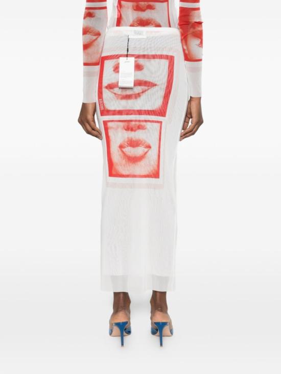 26SS 장 폴 고티에 롱 스커트 SK042 M021P 013014 White - JEAN PAUL GAULTIER