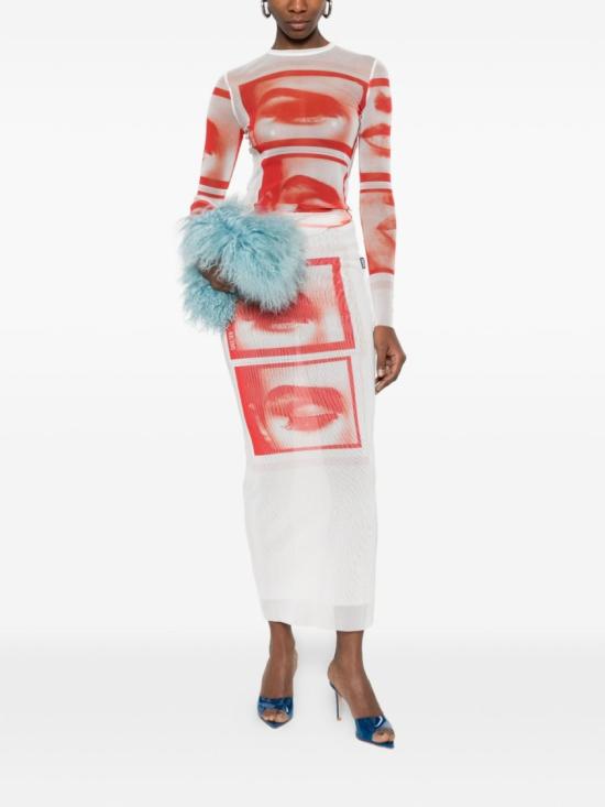 26SS 장 폴 고티에 롱 스커트 SK042 M021P 013014 White - JEAN PAUL GAULTIER