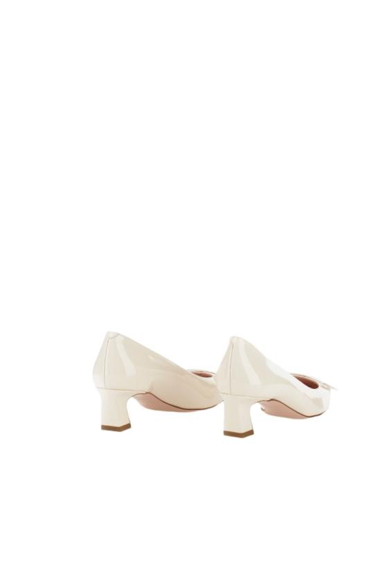  로저비비에 트럼펫 메탈 버클 펌프스 RVW44815280D1PC019 White - ROGER VIVIER