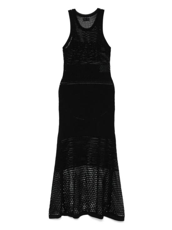 25SS 모스키노 롱 원피스 J04813701 Black - MOSCHINO