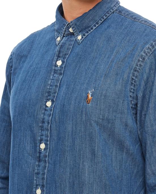  폴로 랄프로렌 클래식 플리스 후드 집업 710548539001DENIM Blue - POLO RALPH LAUREN