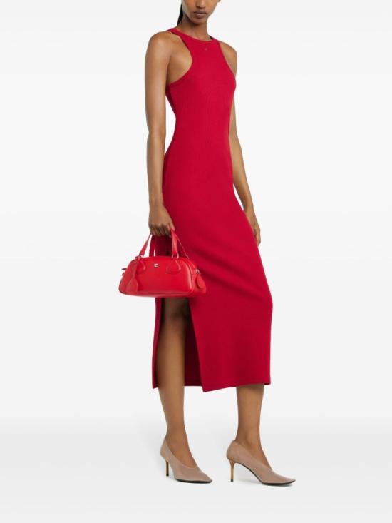 25SS 쿠레쥬 프라이데이 레더 볼링백 125GSA167CR0065 4015 Red - COURREGES
