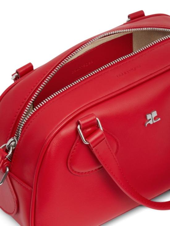 25SS 쿠레쥬 프라이데이 레더 볼링백 125GSA167CR0065 4015 Red - COURREGES