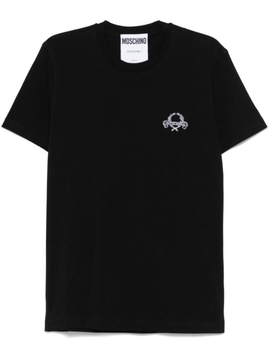 26SS 모스키노 반팔 티셔츠 A0718 0241 1555 Black