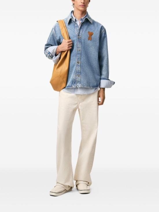 26SS 아미 데님 셔츠 UJK897 DE0046 480 Blue - AMI