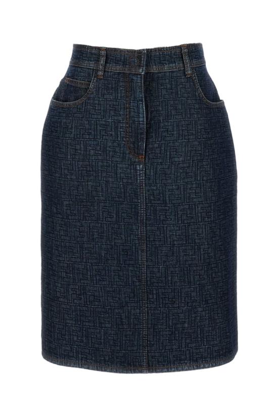 26SS 펜디 데님 스커트 FLQ604AW82F1UKI Blue
