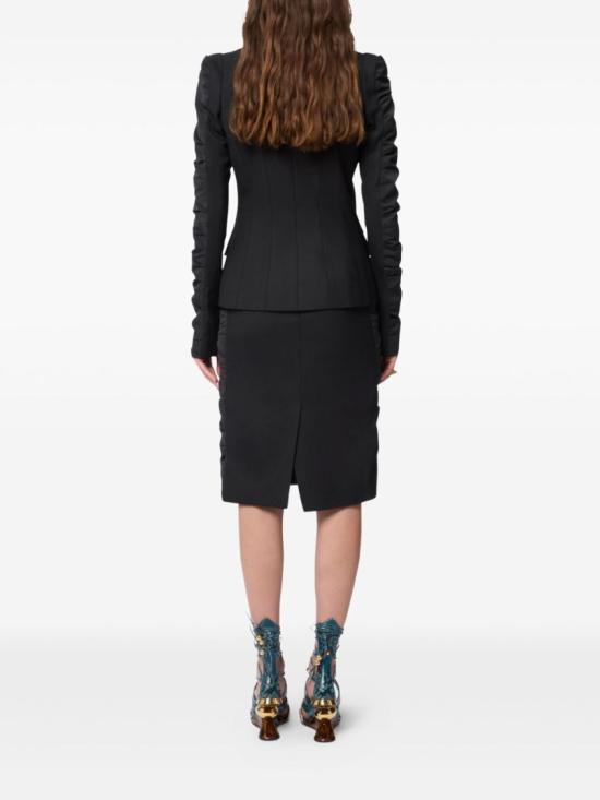 26SS 니나리찌 수트 자켓 26PCVE003 WV0323 U900 Black - NINA RICCI