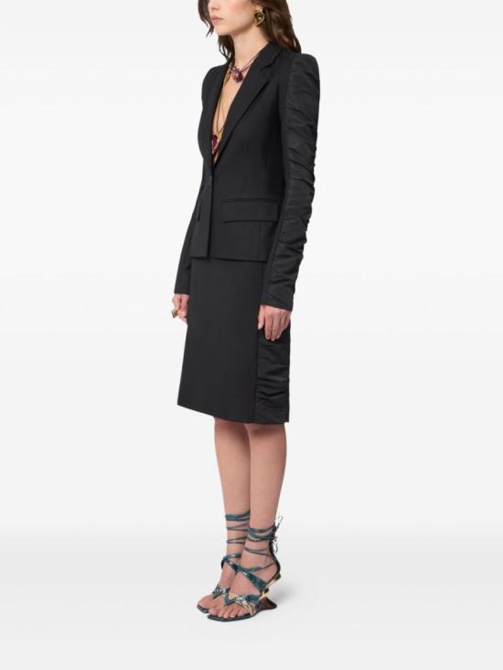 26SS 니나리찌 수트 자켓 26PCVE003 WV0323 U900 Black - NINA RICCI