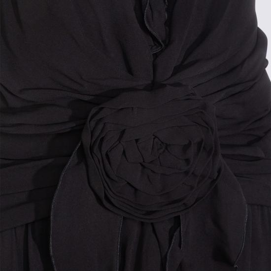 26SS 블루마린 롱 원피스 P622A803AN0990 Black - BLUMARINE