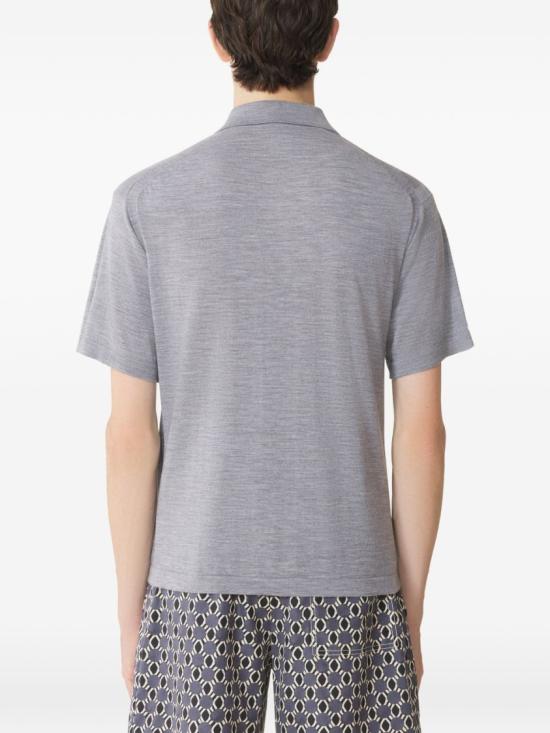 26SS 랑방 폴로 티셔츠 RM PL0005 K099 P26 12 Grey - LANVIN