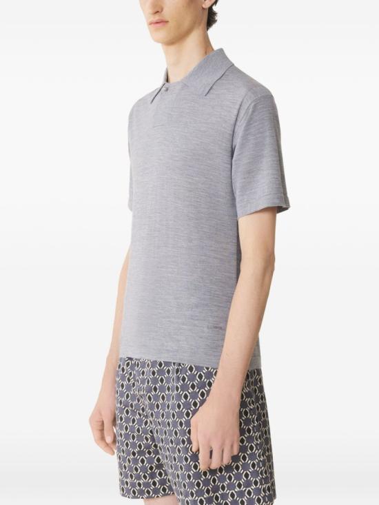 26SS 랑방 폴로 티셔츠 RM PL0005 K099 P26 12 Grey - LANVIN