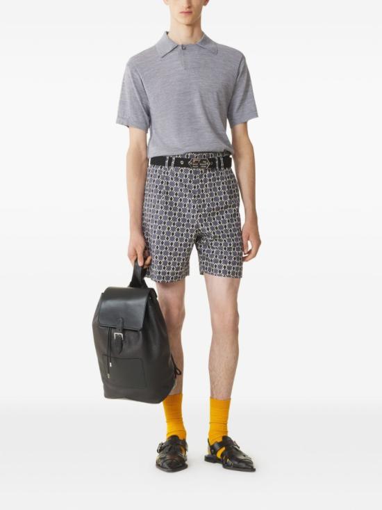 26SS 랑방 폴로 티셔츠 RM PL0005 K099 P26 12 Grey - LANVIN