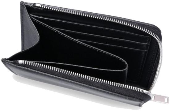  질샌더 로고 집어라운드 반지갑 J25UI0004P5995001 BLACK - JIL SANDER