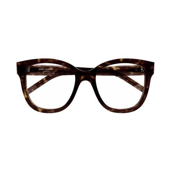 25FW 생로랑 안경 SL M97 004 HAVANA HAVANA TRANSPARENT - SAINT LAURENT