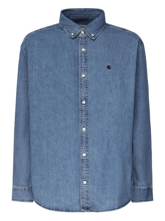 26SS 칼하트 데님 셔츠 I034525 0106 BLUE