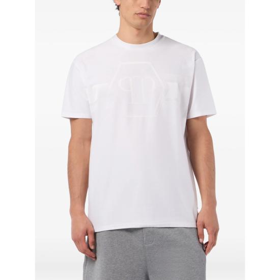 26SS 필립 플레인 반팔 티셔츠 MTK8885 PJY002N 01 WHITE - PHILIPP PLEIN