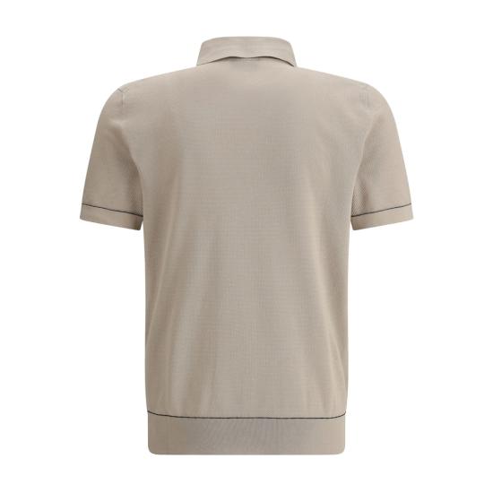 26SS 브리오니 폴로 티셔츠 UMR20O P0K15 9541 NEUTRALS - BRIONI