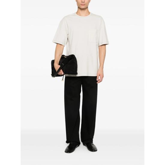 26SS 르메르 반팔 티셔츠 TS0010 LJ1010 WH007 GREY - LEMAIRE