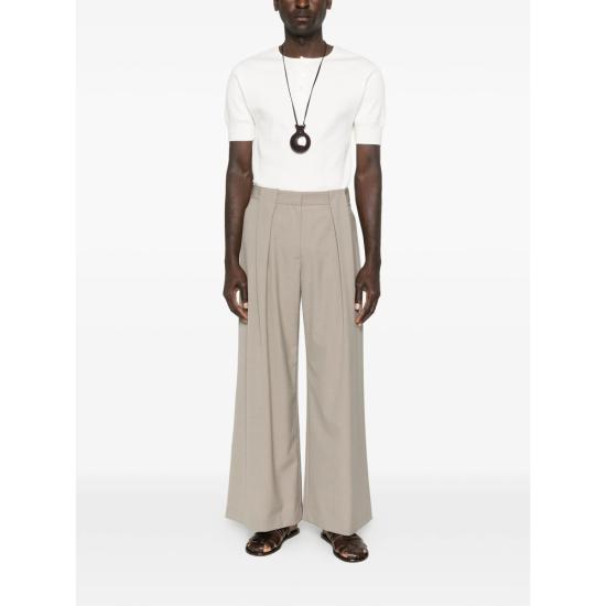 26SS 르메르 저지 헨리넥 탑 TS0007 LJ1030 WH086 WHITE - LEMAIRE