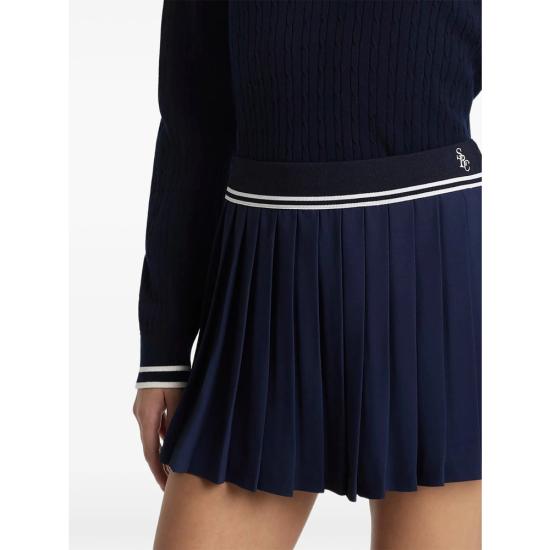 26SS 스포티앤리치 숏 스커트 SK01261302BL DNVEC BLUE - SPORTY & RICH