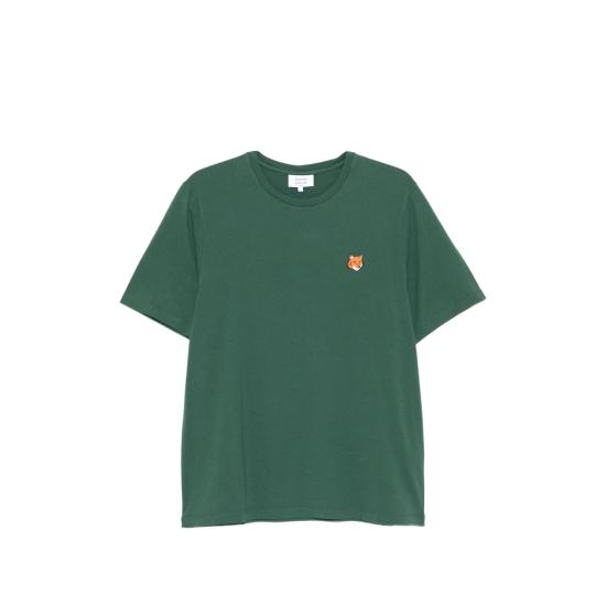 26SS 메종키츠네 폭스 헤드 레귤러 티셔츠 PM00107KJ7026 BGREE GREEN