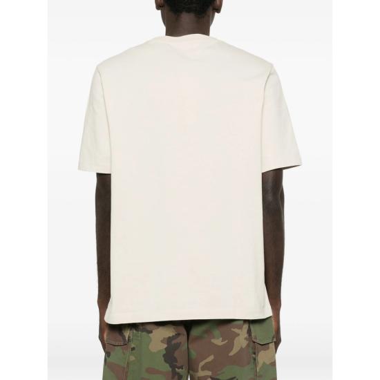 26SS 메종키츠네 핸드라이팅 컴포트 티셔츠 MM00126KJ7025 PELIC NEUTRALS - MAISON KITSUNE