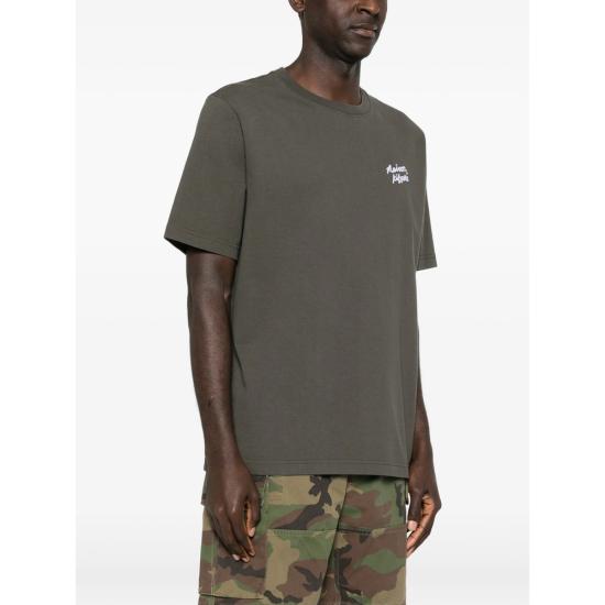 26SS 메종키츠네 핸드라이팅 컴포트 티셔츠 MM00126KJ7025 BELUG GREY - MAISON KITSUNE