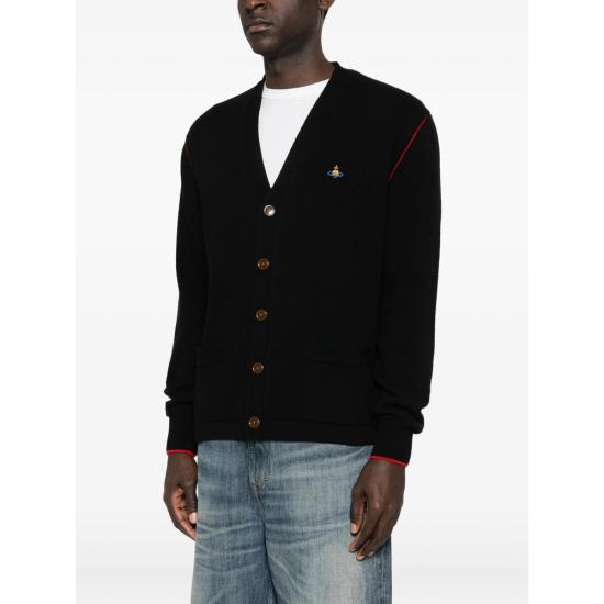 26SS 비비안웨스트우드 가디건 2701002V Y0018 N401 BLACK - VIVIENNE WESTWOOD