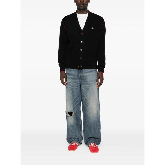 26SS 비비안웨스트우드 가디건 2701002V Y0018 N401 BLACK - VIVIENNE WESTWOOD