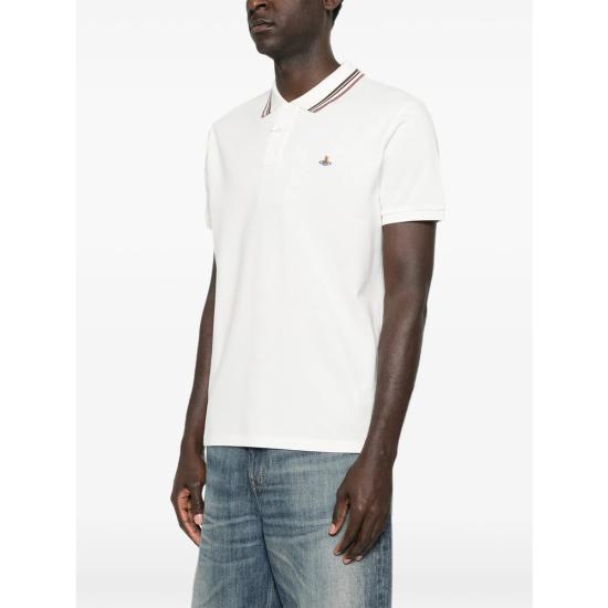 26SS 비비안웨스트우드 폴로 티셔츠 2H01000U J00AU A401 WHITE - VIVIENNE WESTWOOD