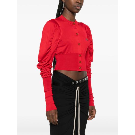 26SS 비비안웨스트우드 가디건 1803007F Y001A H406 RED - VIVIENNE WESTWOOD