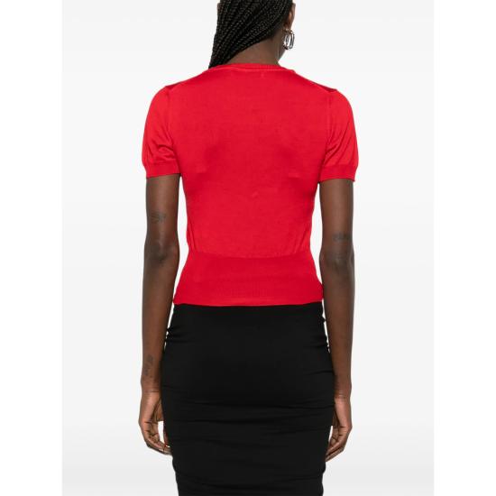 26SS 비비안웨스트우드 Bea 베아 니트 탑 1803002Q Y001A H406 RED - VIVIENNE WESTWOOD