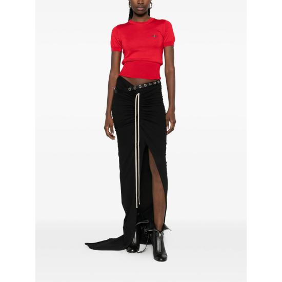 26SS 비비안웨스트우드 Bea 베아 니트 탑 1803002Q Y001A H406 RED - VIVIENNE WESTWOOD