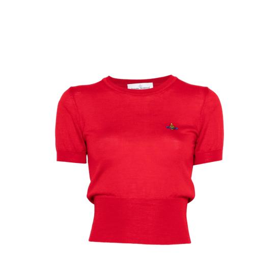 26SS 비비안웨스트우드 Bea 베아 니트 탑 1803002Q Y001A H406 RED