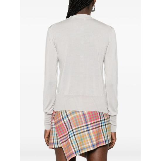 26SS 비비안웨스트우드 BEA 베아 니트 가디건 1803002P Y001A P403 GREY - VIVIENNE WESTWOOD