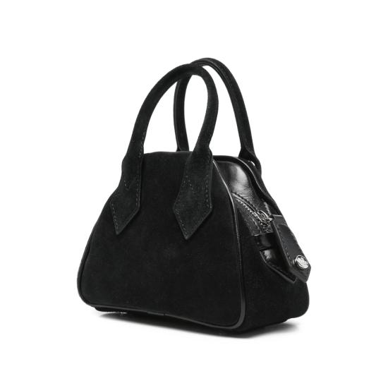 26SS 비비안웨스트우드 스몰 야스민 백 5C01000ZW L007E N401 BLACK - VIVIENNE WESTWOOD
