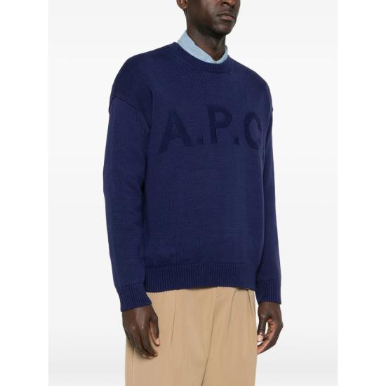 26SS 아페쎄 스웨터 COGTX H23485 IAH BLUE - A.P.C.