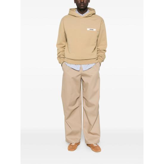 26SS 자크뮈스 그로그랭 후드 티셔츠 HOM00247 AJ00126 180 BROWN - JACQUEMUS