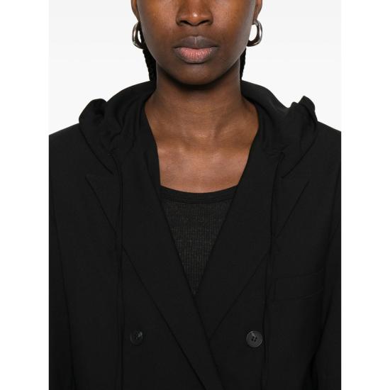 26SS 이로 코트 ALULA WP07 BLA01 BLACK - IRO