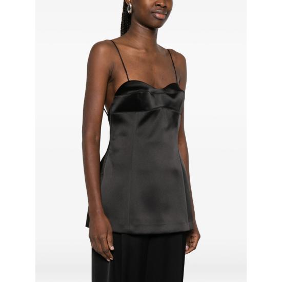 26SS 로에 민소매 티셔츠 418 20 144 BLACK - ROHE