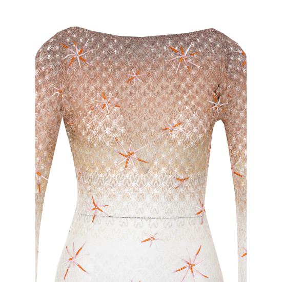 26SS 미소니 롱 원피스 MS26SQ0T BR014E SMSMG WHITE NEUTRALS - MISSONI