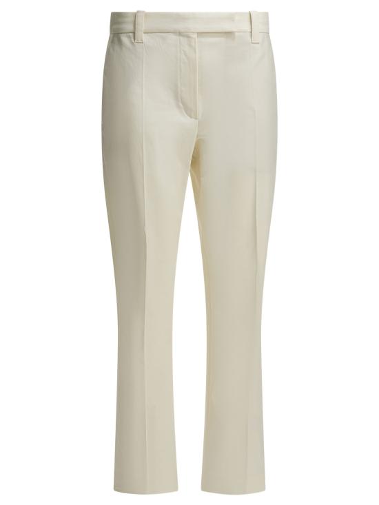 26SS 브루넬로 쿠치넬리 스트레이트 팬츠 M0F70P9169C8555 White