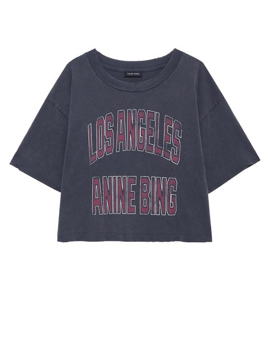 26SS 애니빙 반팔 티셔츠 A 08 11739 WBL1 Washed black