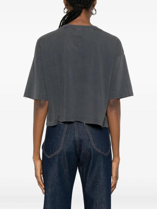 26SS 애니빙 반팔 티셔츠 A 08 11739 WBL1 Washed black - ANINE BING