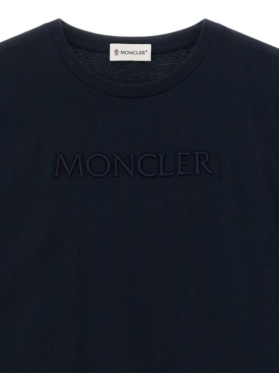 26SS [키즈] 몽클레어 티셔츠 8C00009 89AT9778 Blue - MONCLER