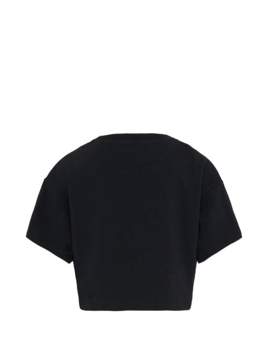 26SS [키즈] 모스키노 티셔츠 HDM072 LBA0060100 Black - MOSCHINO