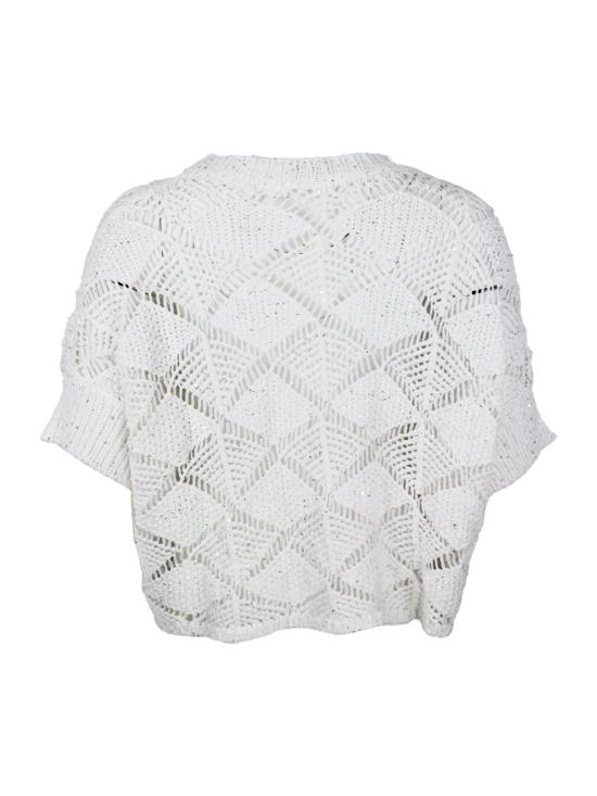 26SS 안토넬리 피렌체 스웨터 OLEANDRO 41766Q B1 White - ANTONELLI FIRENZE