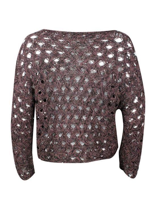 26SS 안토넬리 피렌체 스웨터 CALENDULA 41788Q B6 Cioccolato - ANTONELLI FIRENZE